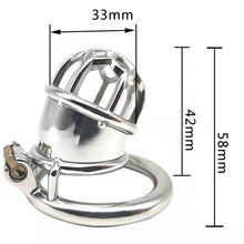 Load image into Gallery viewer, CC08 Mens Chastity Cage 2.3 Inches
