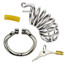 Load image into Gallery viewer, CC25 Stainless Steel Stealth Chastity Device 4.34 Inches Long
