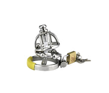 Load image into Gallery viewer, CC50 Stainless Steel Male Chastity Device with Catheter
