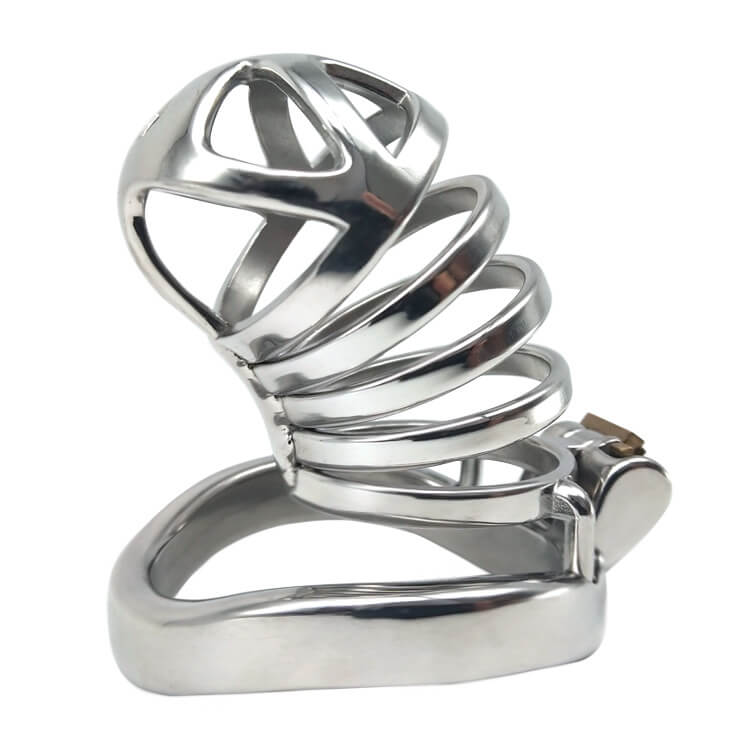 Steel Male Chastity Cage 3.0 inches