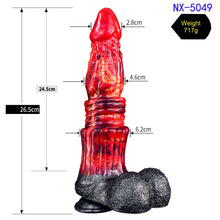 Load image into Gallery viewer, Color Liquid Silicone Soft Shaped Penis
