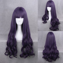 Load image into Gallery viewer, Costume Cosplay Wig Lolita Natural Straight Wavy Wig Purple
