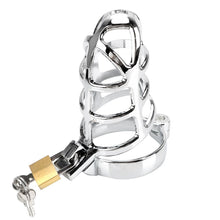 Load image into Gallery viewer, METAL CHASTITY CAGE COCK CAGE 2.76 INCHES LONG
