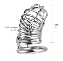 Load image into Gallery viewer, Metal Chastity Device Cage
