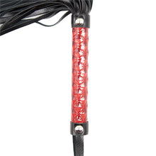 Load image into Gallery viewer, 39cm Faux Leather SM Rope Flogger
