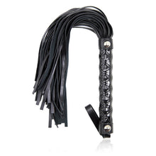 Load image into Gallery viewer, 39cm Faux Leather SM Rope Flogger
