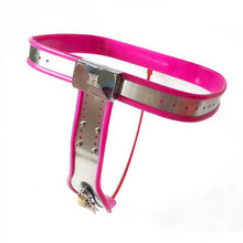 Load image into Gallery viewer, Female Adjustable Waist Stainless Steel Chastity Belt

