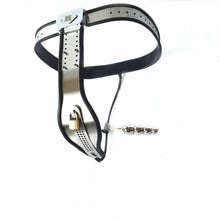 Load image into Gallery viewer, Female Adjustable Waist Stainless Steel Chastity Belt
