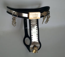 Load image into Gallery viewer, Female Black Chastity Belt
