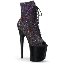 Load image into Gallery viewer, melancholy-1672 OMBG Exotic Boot | Purple Glitter
