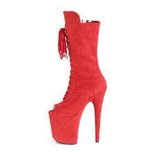 Load image into Gallery viewer, Seductive-1051FS Exotic Boot | Red Faux Suede
