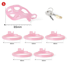 Load image into Gallery viewer, Ice Vision Design Pink Cobra Chastity Cage
