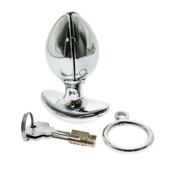 The Nagasaki Locking Butt Plug  CHASTITY CAGE CO
