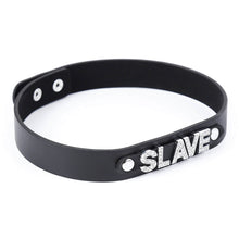 Load image into Gallery viewer, Leather Bondage Collar-Slave Or Sexy
