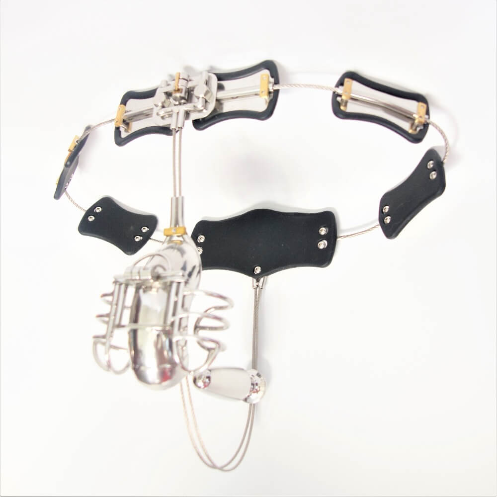 chastity belt anal plug Mister B Chastity Strap-on Harness Butt Plug Holder