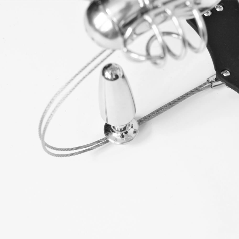 Male Underwear Chastity Belt with Anal Plug  CHASTITY CAGE CO