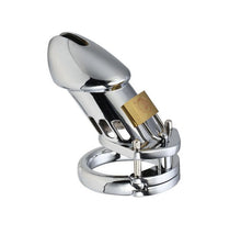 Load image into Gallery viewer, METAL CHASTITY CAGE 3.74 INCHES LONG

