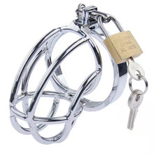 Load image into Gallery viewer, Captus Stainless Steel Locking Chastity Cage

