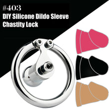 Load image into Gallery viewer, Negative #403 DIY Silicone Dildo Sleeve Chastity Cage
