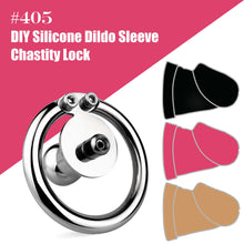 Load image into Gallery viewer, Negative #405 DIY Silicone Dildo Sleeve Chastity Cage
