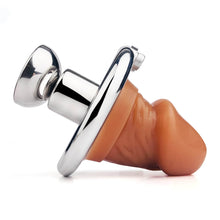 Load image into Gallery viewer, Penis Dildo Head New Stainless Steel Negative Chastity Cage
