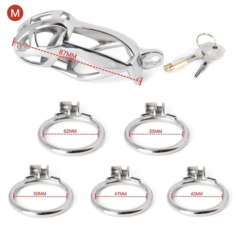 Primary Stainless Steel MAMBA Chastity Cage – CHASTITY CAGE CO