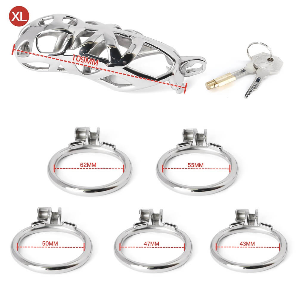 Primary Stainless Steel MAMBA Chastity Cage – CHASTITY CAGE CO