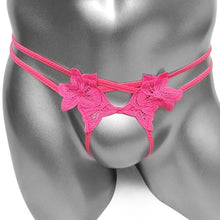 Load image into Gallery viewer, Open Crotch Flower Thong
