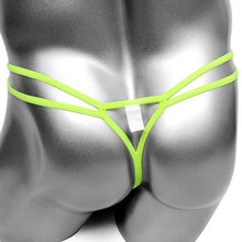 Load image into Gallery viewer, Open Crotch Flower Thong
