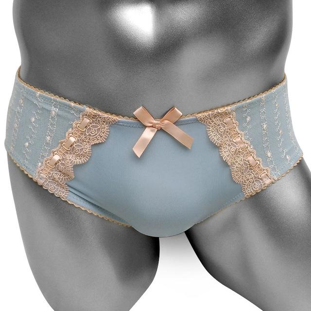 Lace Briefs With Bowknot