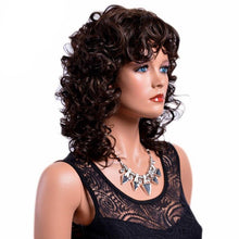 Load image into Gallery viewer, 16 Inches Medium Curly Wig with Bangs
