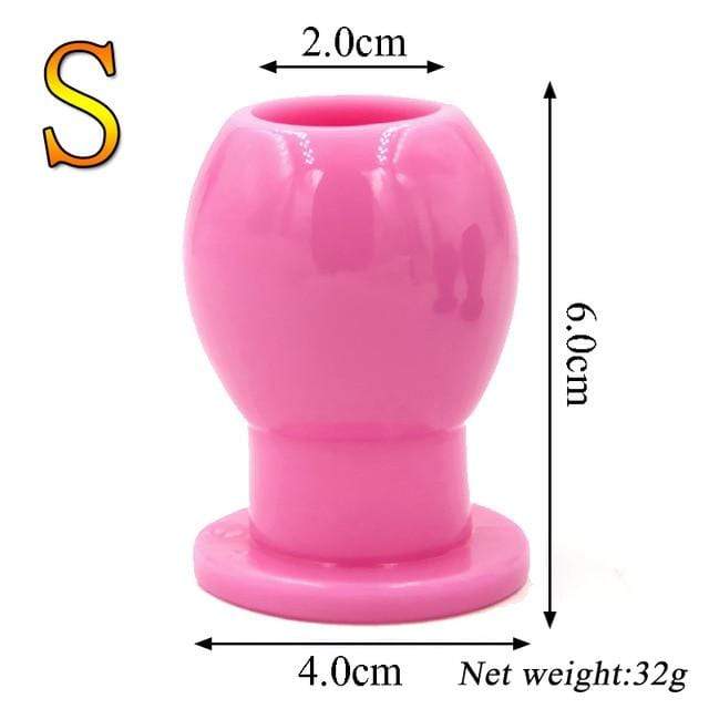 Hollow Anal Plug  CHASTITY CAGE CO