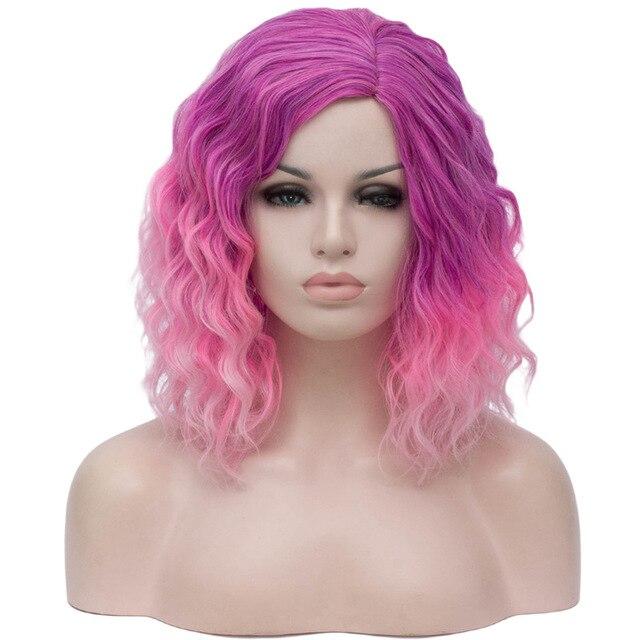 Gradient Short Wavy Wig