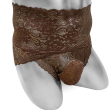 Load image into Gallery viewer, High Waist Lace Sissy Panties
