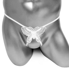 Load image into Gallery viewer, Embroidery Butterfly Sequin Thong Panties
