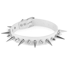 Load image into Gallery viewer, Spiked Vegan Leather Submissive Collar

