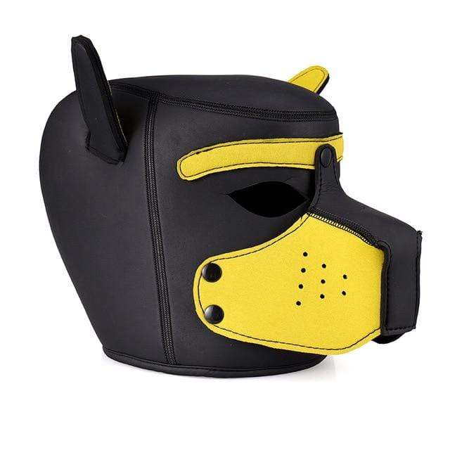 Colored Leather Dog Masks