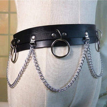 Load image into Gallery viewer, Leather and Chains BDSM Belt
