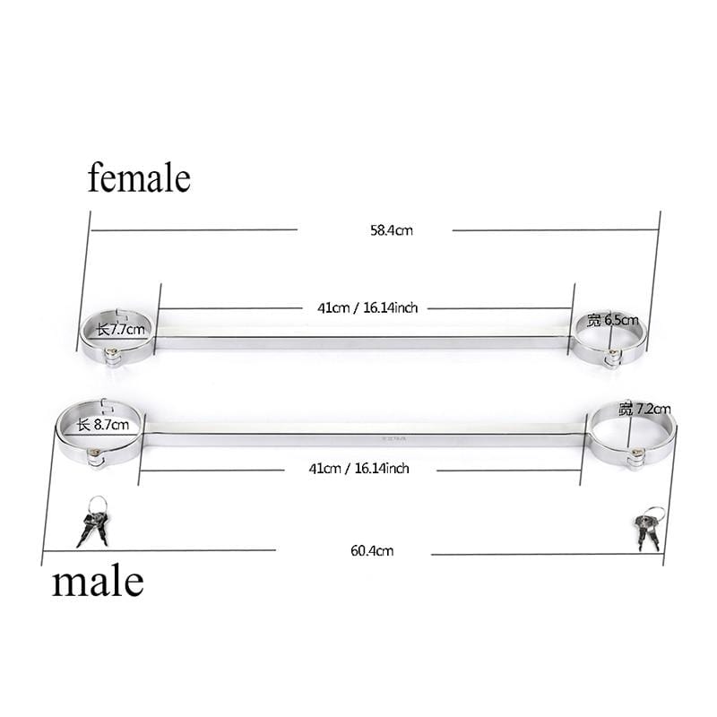 Stainless Leg Spreader Sex Toy CHASTITY CAGE CO Stainless Leg Spreader Sex Toy CHASTITY CAGE CO