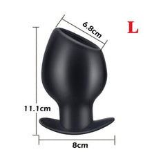 Load image into Gallery viewer, Anal Dilator Hollow Butt Plug Silicone
