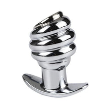 Load image into Gallery viewer, Metal Hollow Tunnel Anal Plug
