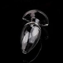 Load image into Gallery viewer, Transparent Glass Anal Plug Hollow Butt Plug for Woman Vaginal Speculum Douche Enema Anal Sex Toys for Women Men Glass Buttplug
