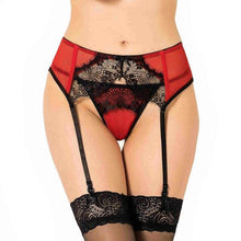 Load image into Gallery viewer, Mid Waist Lace Garter Belt
