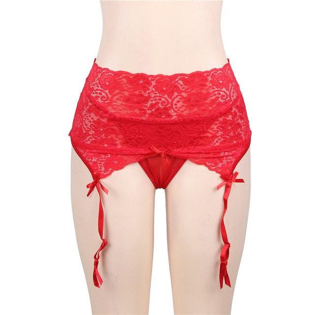 xl vibrating dildo Men Lace Stocking Garter Lace Suspender Belts Sissy Panties Bow Lingerie  Garters Buy cheaply on Joom main image 0