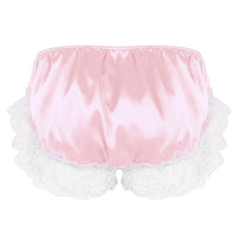 Load image into Gallery viewer, Ruffled Sissy Satin Panties
