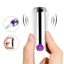 Load image into Gallery viewer, USB Rechargeable Mini Bullet 10 Speed Waterproof Sissy Clit Stimulator
