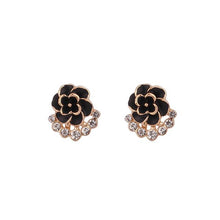 Load image into Gallery viewer, Flower Clip On Earrings &quot;Sissy Rose&quot;
