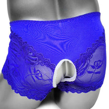 Load image into Gallery viewer, Crotchless Sissy Lace Boxer

