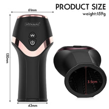 Load image into Gallery viewer, Razor 10 Frequency Vibration Masturbation Cup
