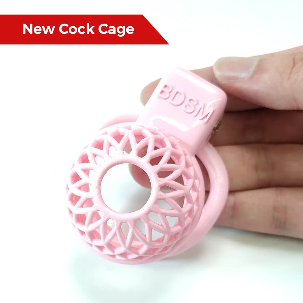 Reticular Pink Slave Chastity Devices